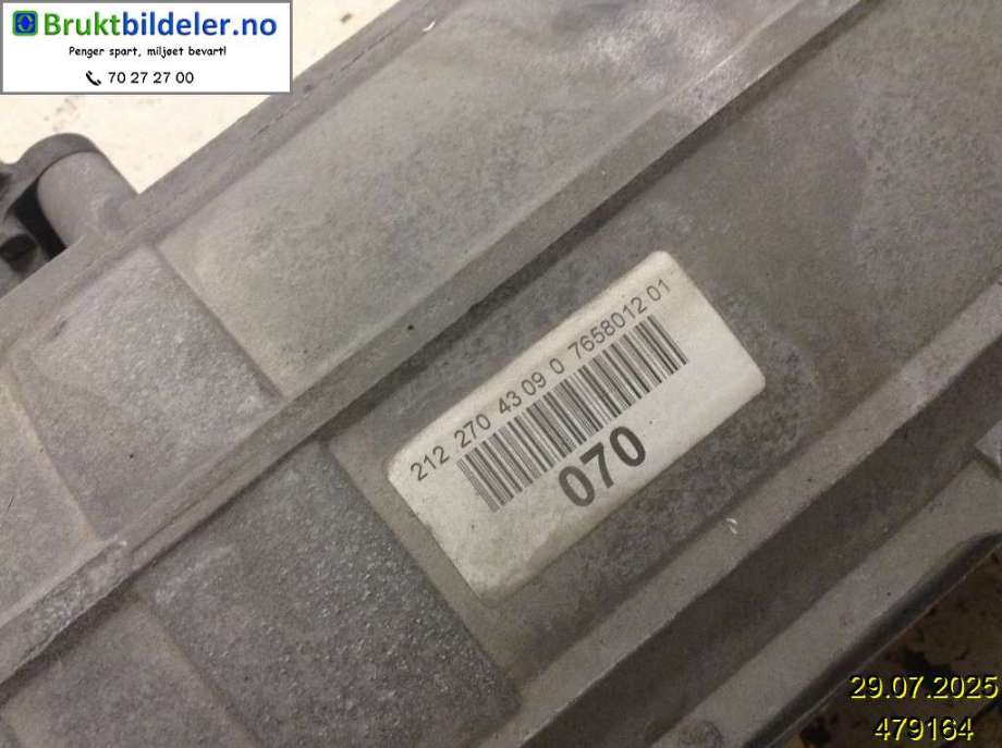 Girkasse automat til Mercedes E-Klasse 2013-2016 (Fase 2) (W212) (W212) (MERCEDES|A 212 270 43 09|722.908|A 212 270 60 09)