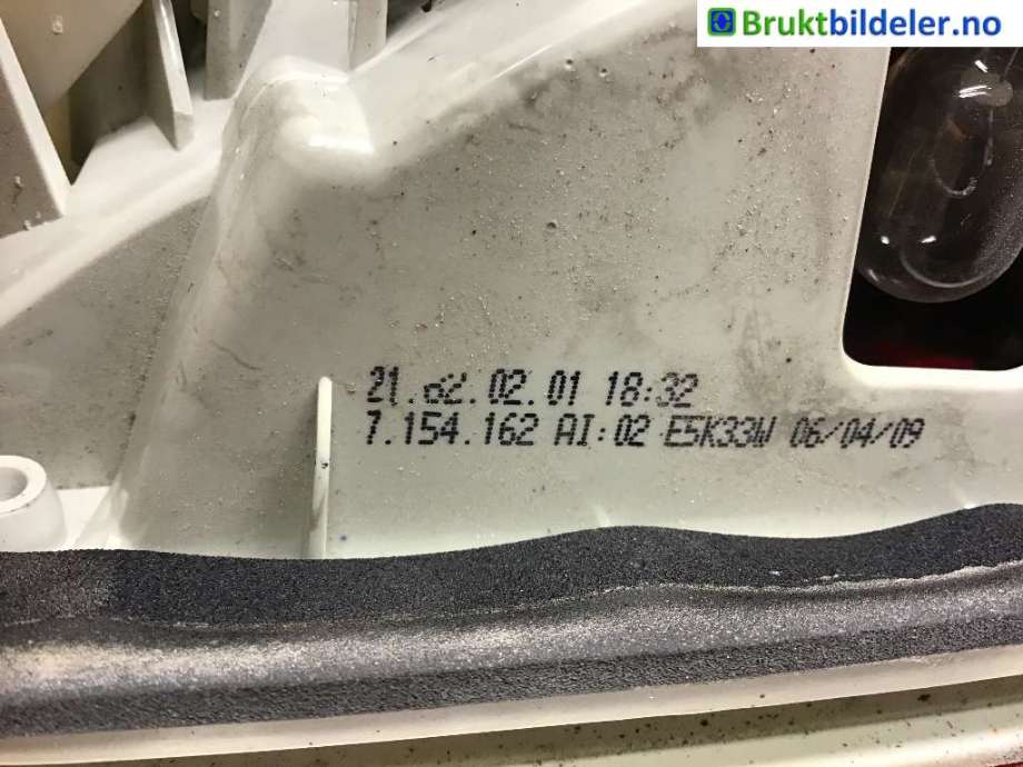 Baklykt høyre indre til BMW 3-Serie 2005-2011 (E90/E91/E92/E93) (E90/E91/E92/E93) (BMW|7 154 162|)