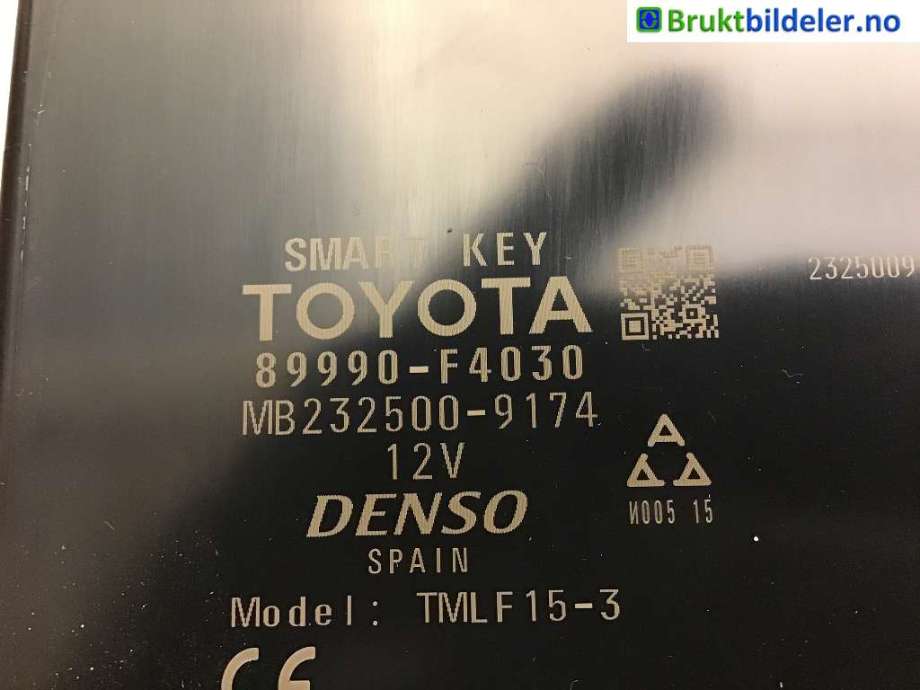 Styreenhet nøkkelfri/keyless til Toyota C-HR, 2016-->>  (TOYOTA|89990-F4030)