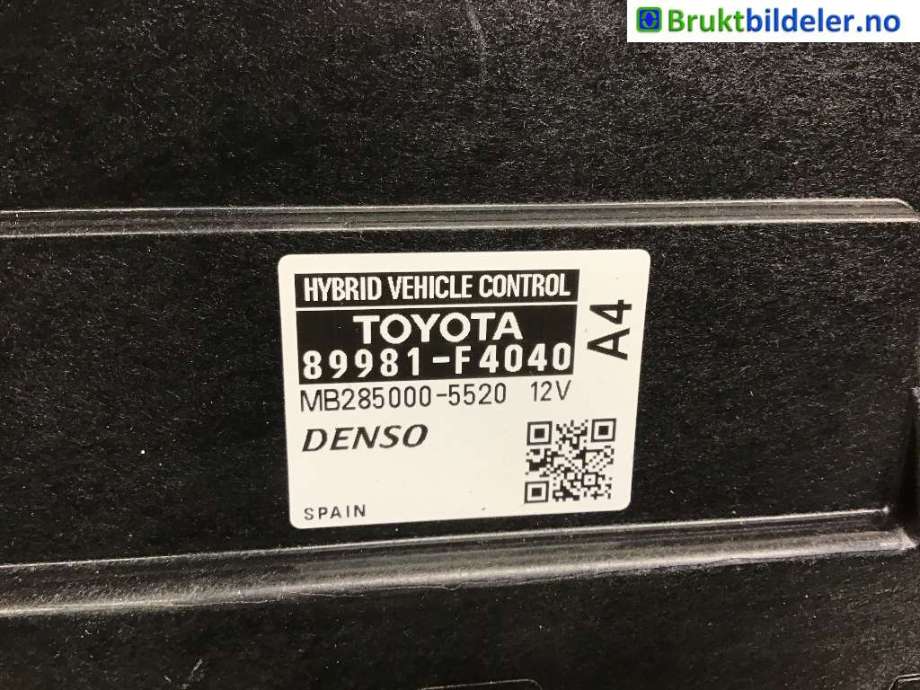 Styreenhet comfort (BCM) til Toyota C-HR, 2016-->>  (TOYOTA|89981-F4040)