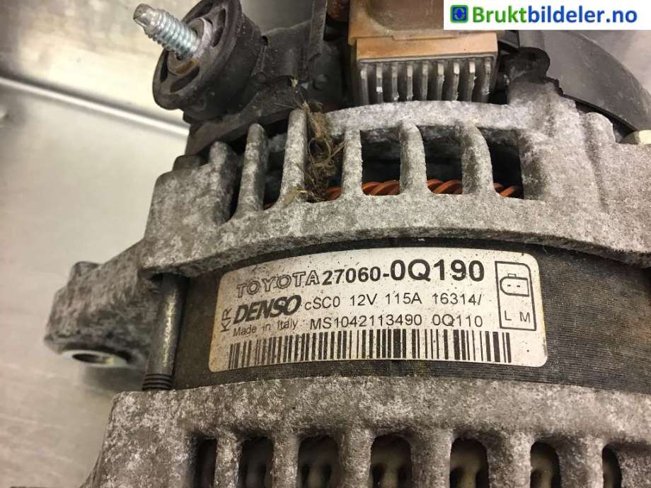 Dynamo til Peugeot 108, 2014-->>  (PEUGEOT|27060 0Q190)