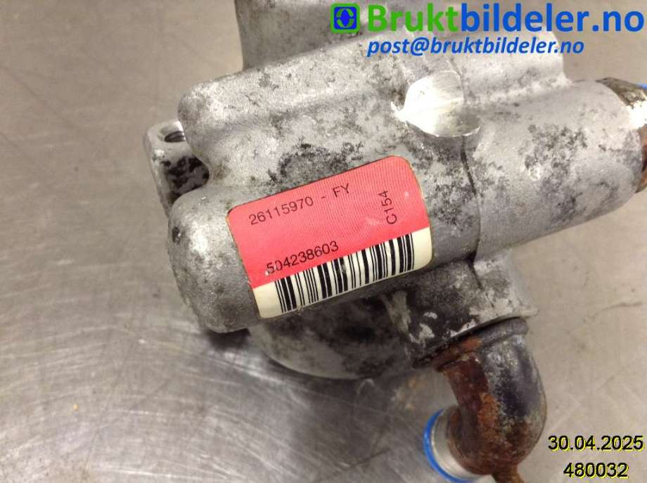 Servo pumpe mekanisk til Iveco Daily 2006-2011 (Type IV)  (IVECO|504238603|26115970-FY|)