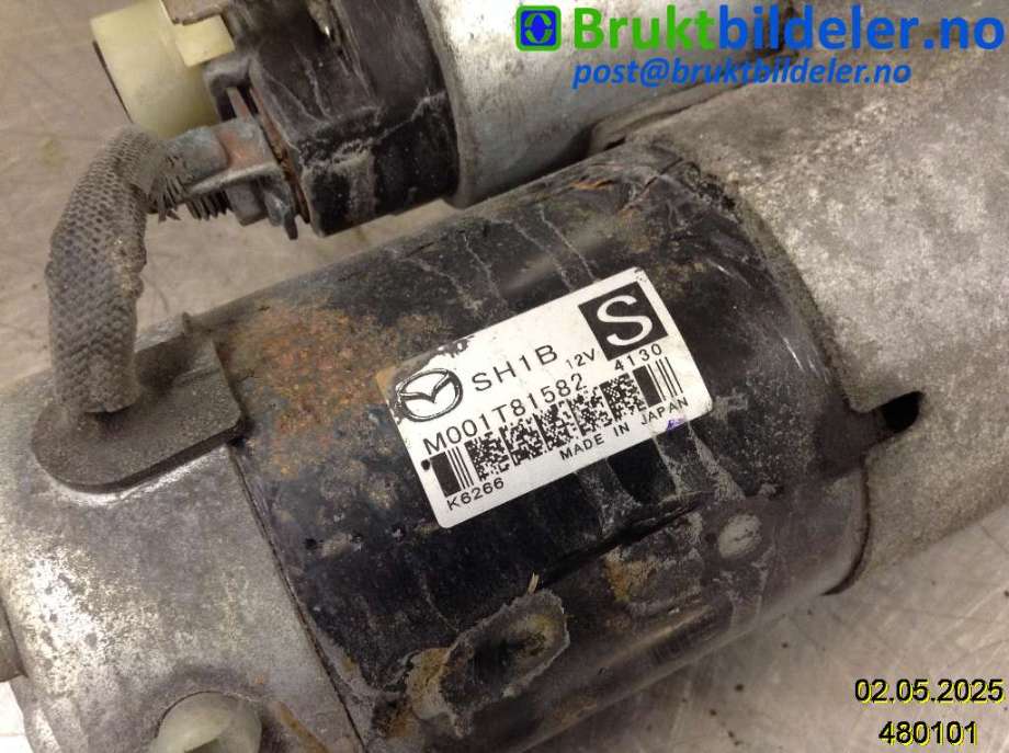 Starter diesel til Mazda 3 2013-2016 (Type III, Fase 1)  (MAZDA||M001T81582)