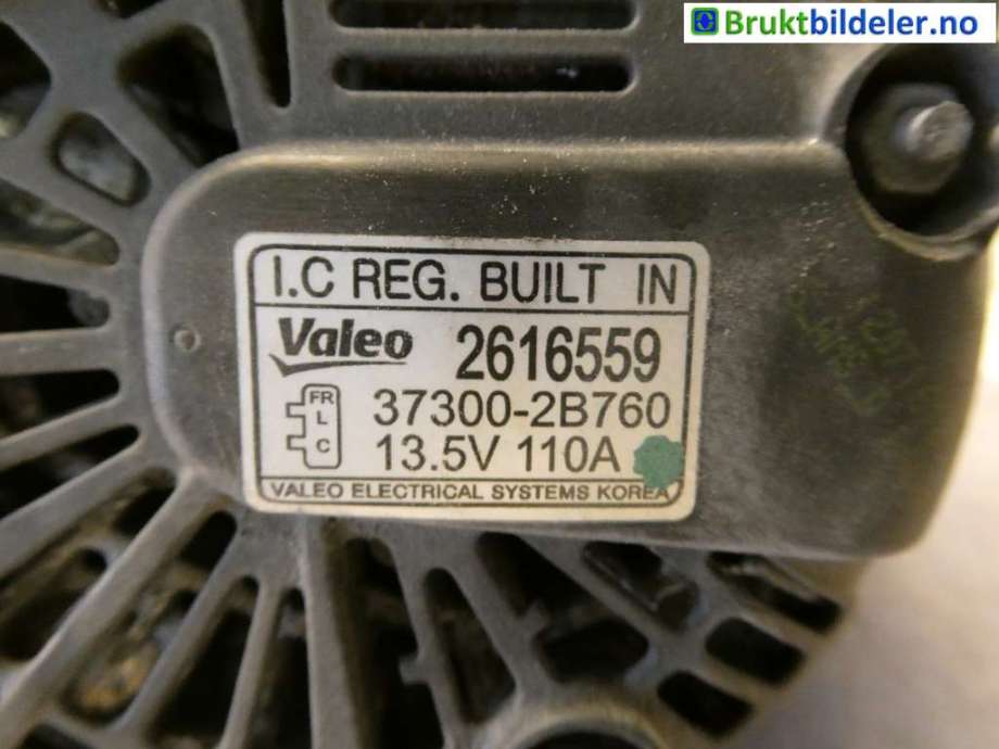 Dynamo til Kia Venga 2010-2017  (KIA|37300 2B760||37300-2B760)