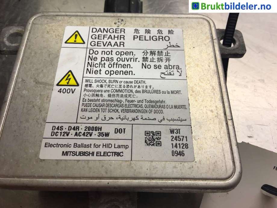 Styreenhet xenon/ballast til Mazda 3 2013-2016 (Type III, Fase 1)  (MAZDA||W3T24571141280946)
