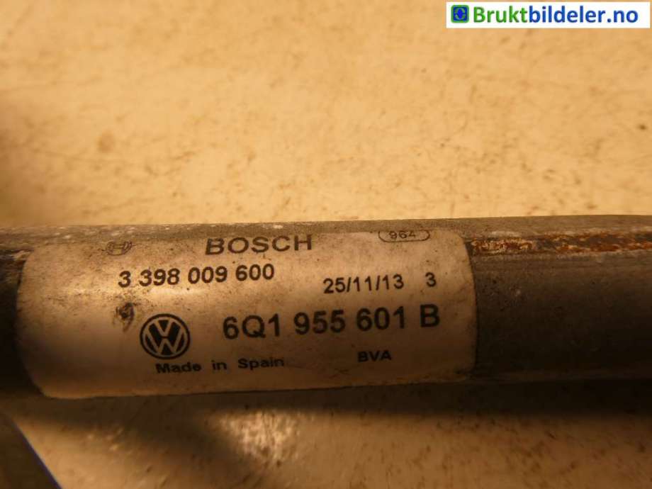 Viskeroverføring til VW Polo 2005-2009 (Type IV, Fase 2)  (VOLKSWAGEN|6Q1 955 601 B|3 398 009 600)