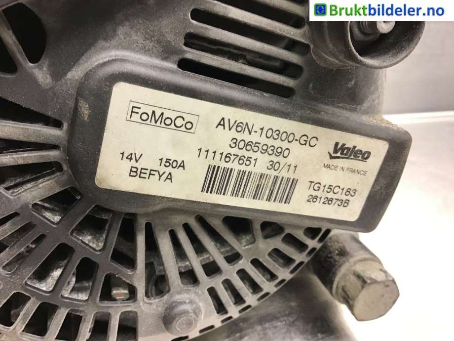 Dynamo til Ford Focus 2011-2014 (Type III, Fase 1)  (FORD|AV6N-10300-GC|)