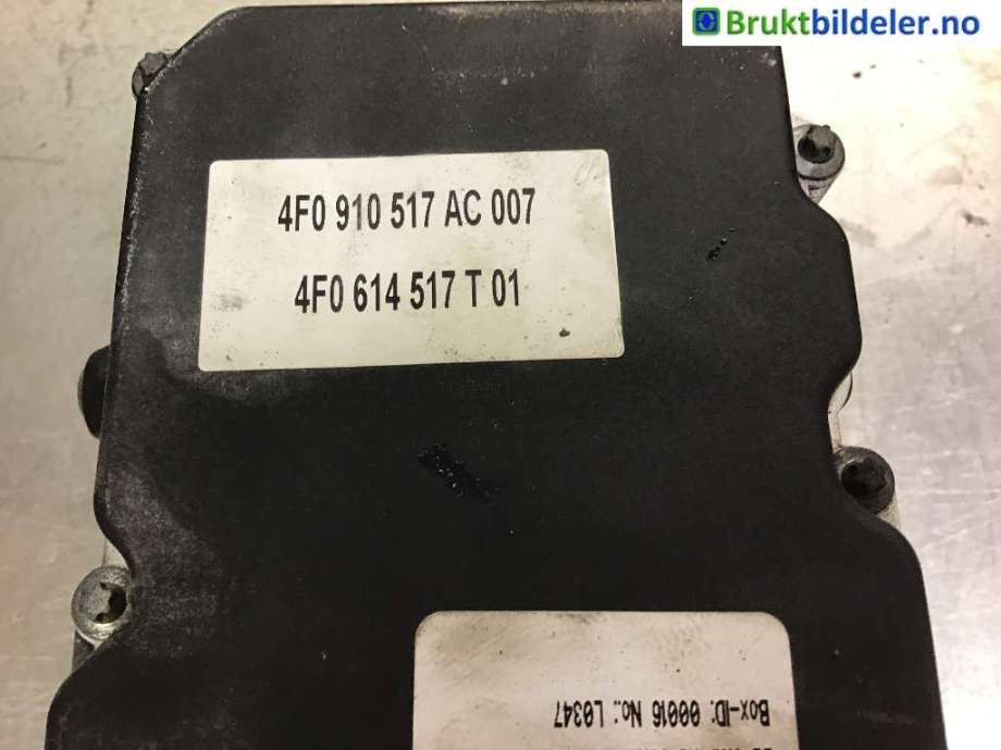 ABS sentral til Audi A6 2005-2008 (Type III, Fase 1) (C6) (C6) (AUDI|4F0 614 517 AC|0 265 235 100|4F0 614 517 T)