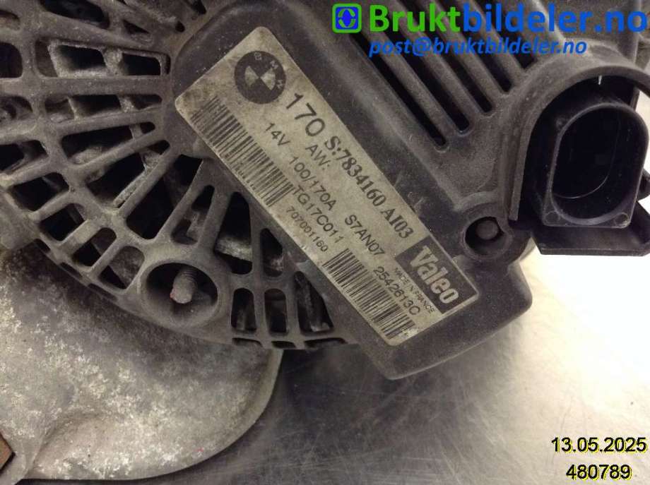 Dynamo til BMW 5-Serie 2003-2010 (E60/E61) (E60/E61) (BMW|12 31 7 834 160|2542613C|TG17C011)