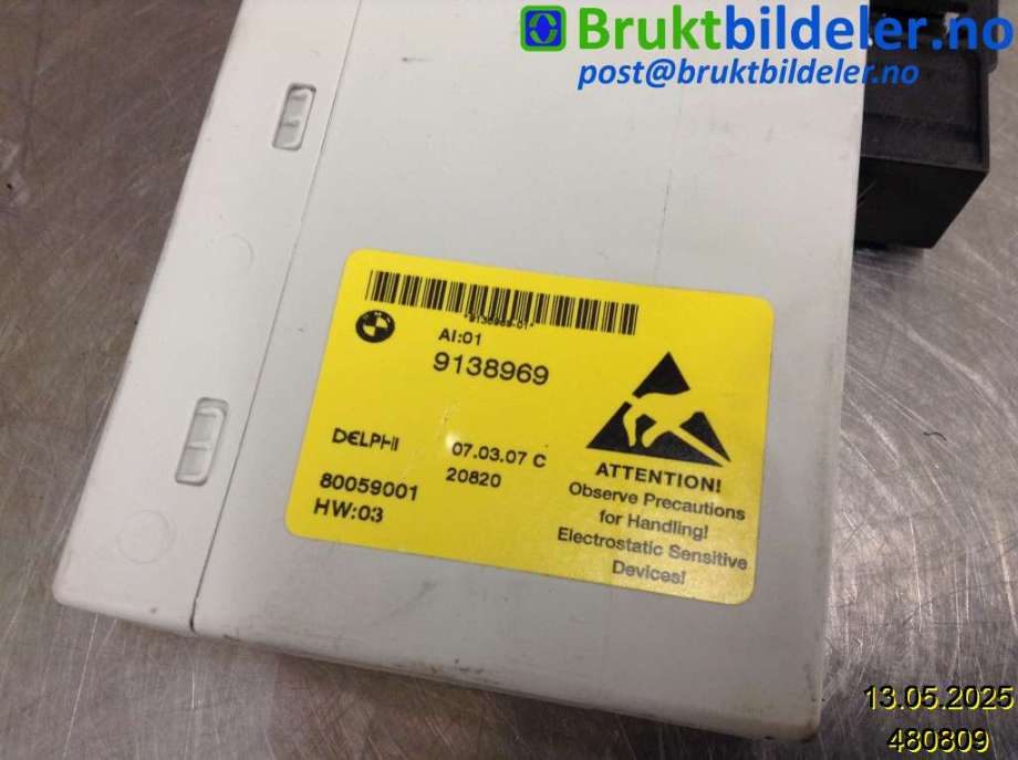 Styreenhet diverse til BMW 5-Serie 2003-2010 (E60/E61) (E60/E61) (BMW|9 138 969 AI01|80059001|)