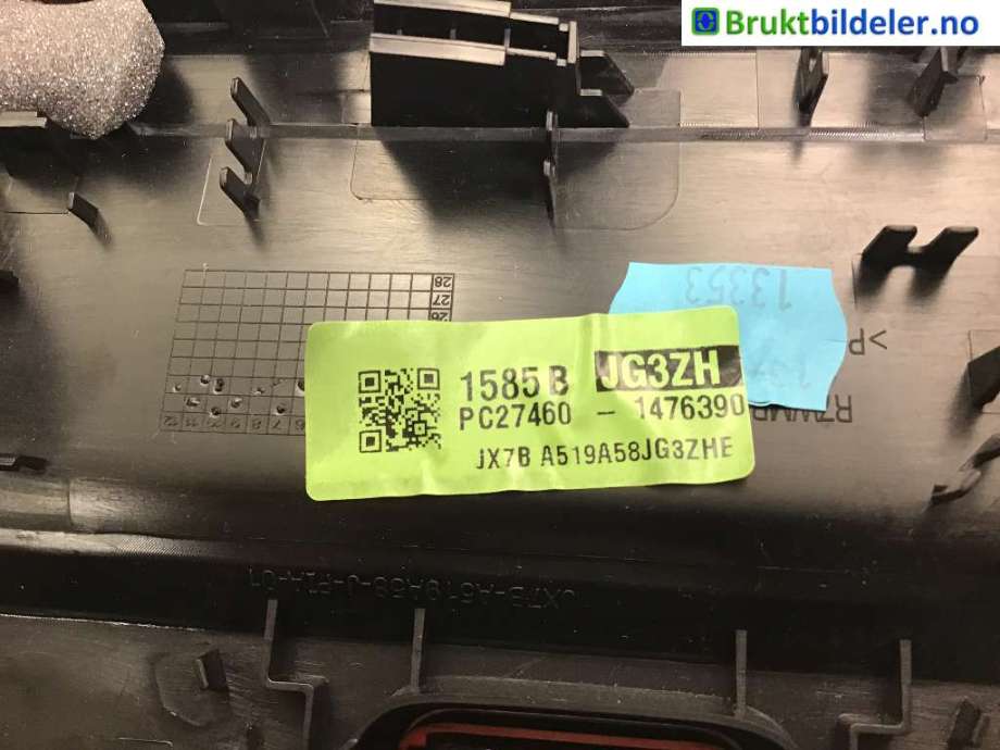Tak konsoll til Ford Kuga 2019-->> (Type III)  (FORD|JX7B-A519A58-JG3ZHE|)