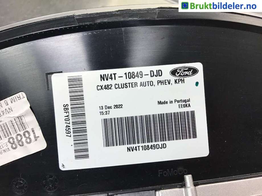 Instrumentpanel til Ford Kuga 2019-->> (Type III)  (FORD|NV4T-10849-DJD|)