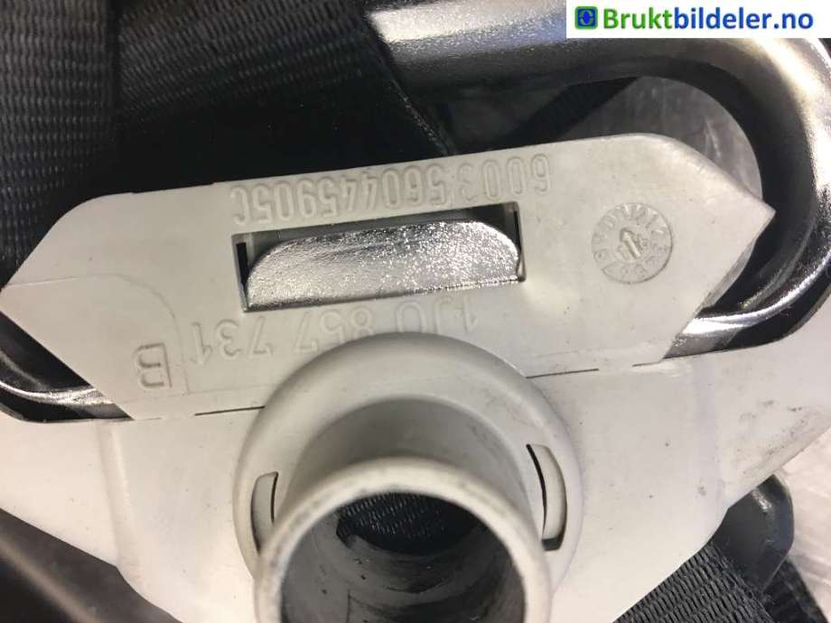 Sikkerhetsbelte bak høyre til VW Caddy 2015-2020 (Type III, Fase 3) (VOLKSWAGEN|1J0 857 731 B|)