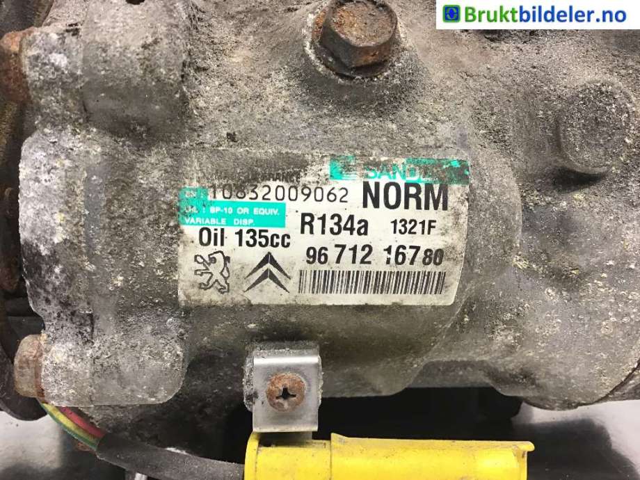 Aircondition kompressor til Peugeot 5008 2010-2017 (Type I) (PEUGEOT|96 172 167 80|)