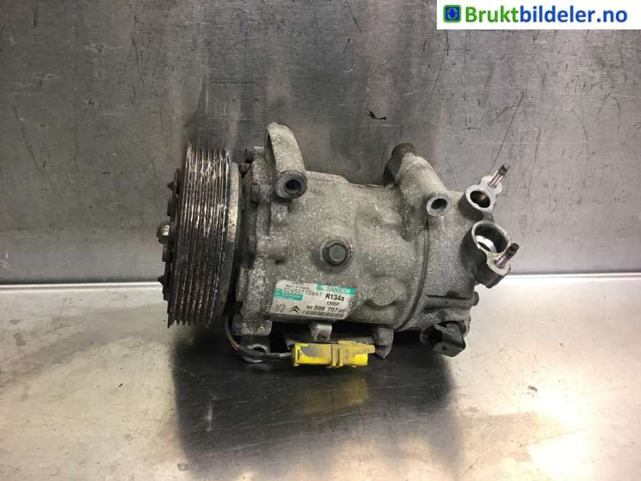 Aircondition kompressor til Peugeot 308 2007-2011 (Type I, Fase 1)  (PEUGEOT|96 598 757 80|)
