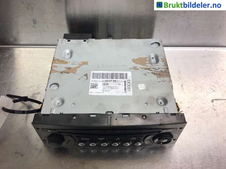 Bilstereo til Citroën Berlingo 2015-2019 (Type II, Fase 2) (CITROEN|98 053 736 XT00|A2C86976702|)