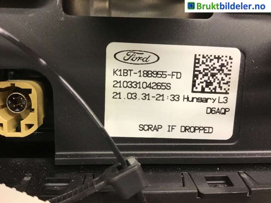 Instrument kjørecomputer til Ford Transit, 2014-->>  (FORD|K1BT-18B955-FD)