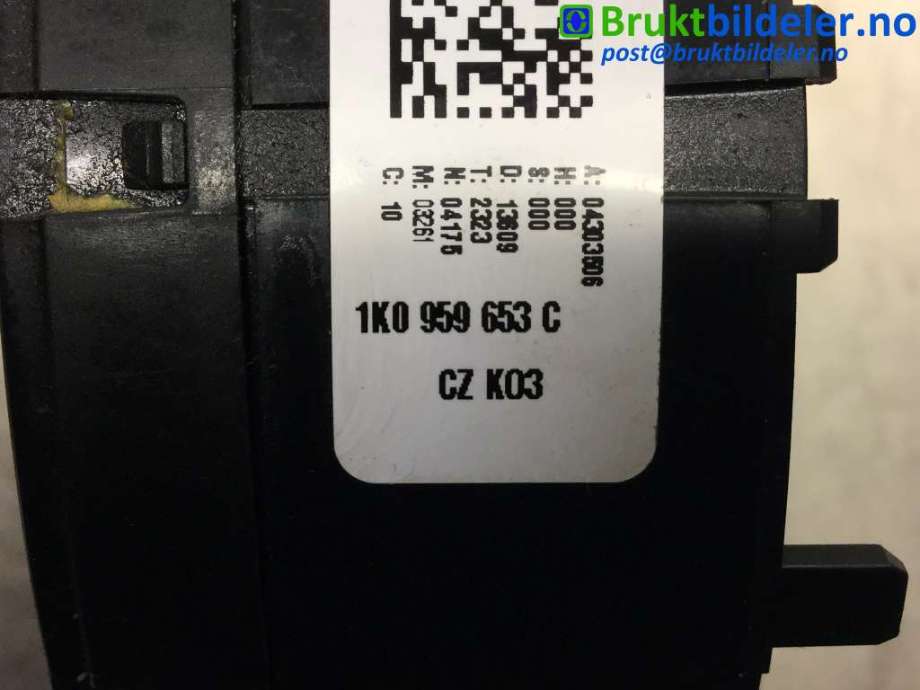 Airbag slepering til Škoda Octavia 2009-2013 (Type II, Fase 2)  (SKODA|1K0 959 653 C|)