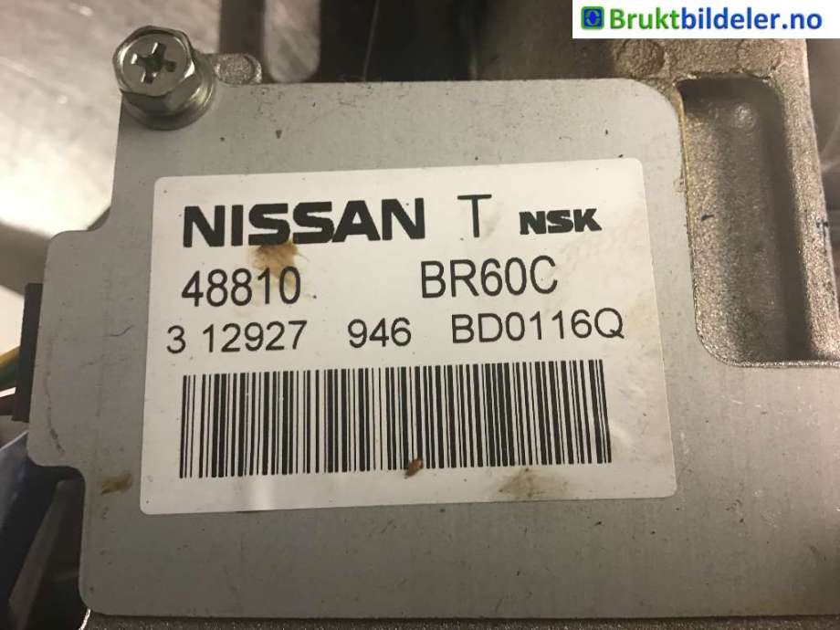 Rattaksel elektrisk servo til Nissan Qashqai 2010-2014 (Type I, Fase 2) (NISSAN|48810 BR60C||BD0116Q)
