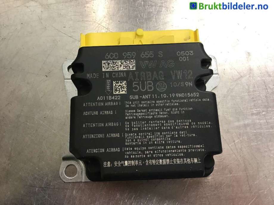 Airbag diverse til Seat Mii electric 2019-->>  (SEAT|6C0 959 655 S|)