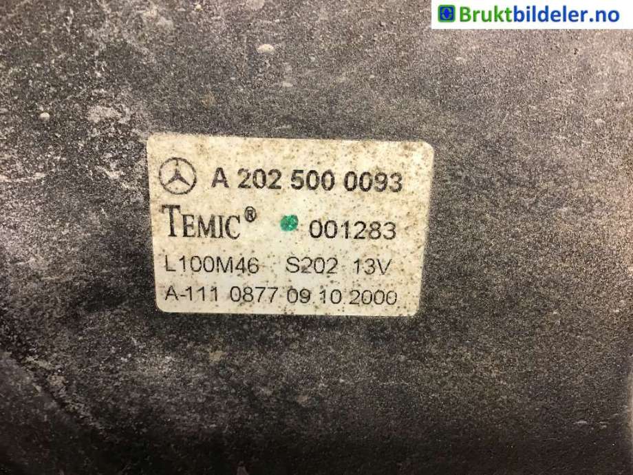 Kjølevifte til Mercedes CLK 1997-2002 (C208) (C208) (MERCEDES|A 202 500 00 93||A 111 0877 09 10)