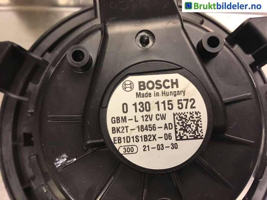 Varmeapparat motor til Ford Transit 2014-->>  (FORD|BK2T-18456-AD|0 130 115 572|BK2T-18456)