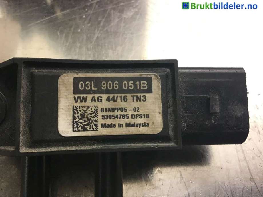 Vakuumventil til VW Caddy, 2015-2020 (Type III, Fase 3)  (VOLKSWAGEN|03L 906 051 B)