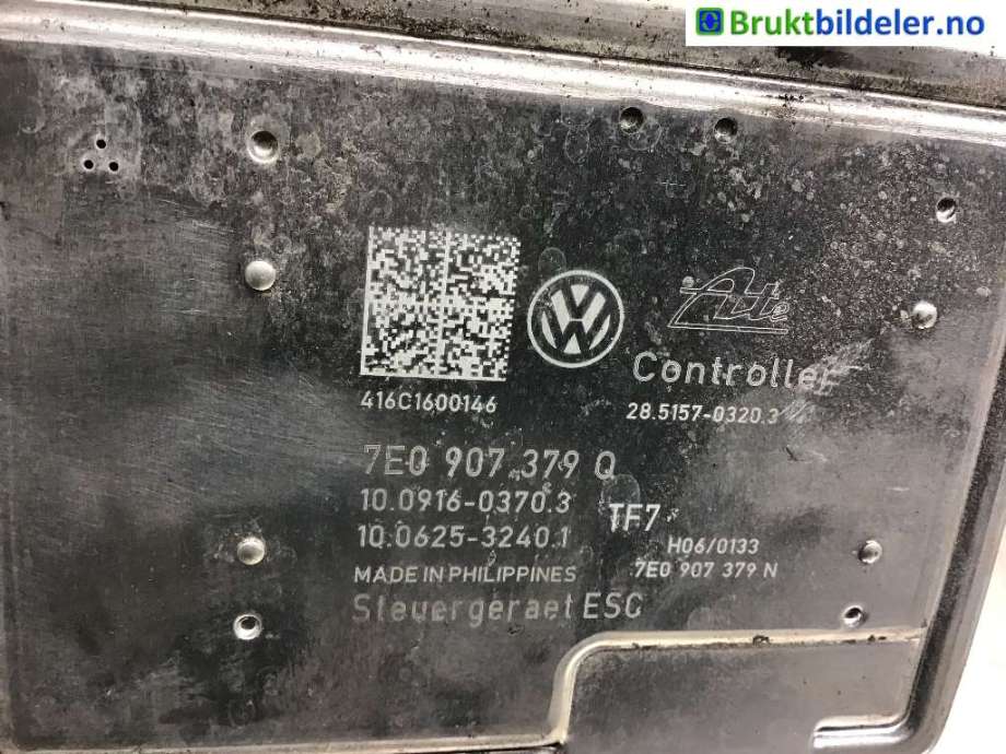 ABS sentral til VW Caddy, 2015-2020 (Type III, Fase 3)  (VOLKSWAGEN|7E0 907 379 Q)