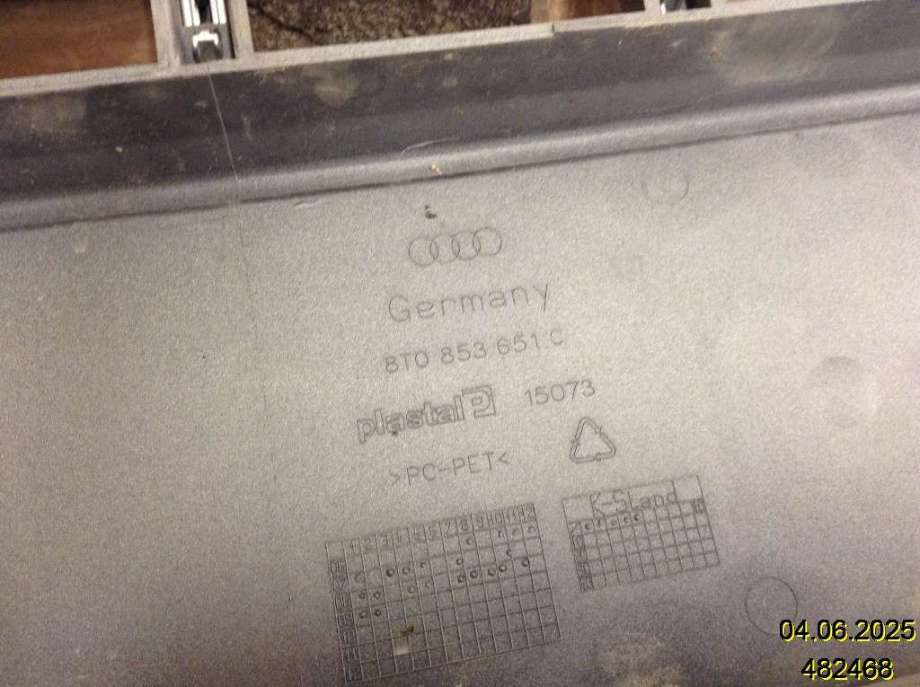 Grill til Audi A5 2007-2016 (Type I)  (8T0 853 651 C|)