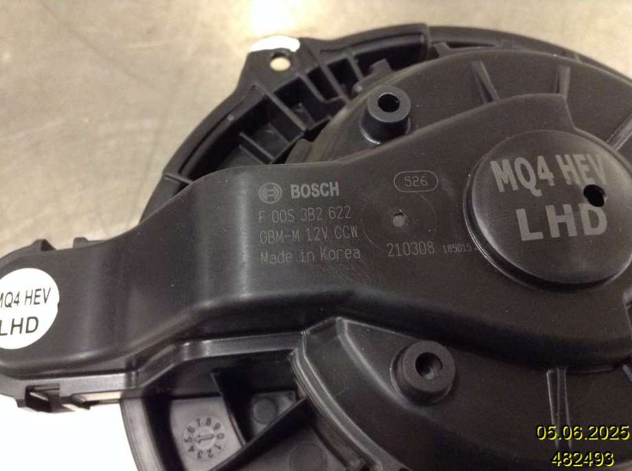 Varmeapparat motor til Hyundai Tucson 2021-->> (HYUNDAI|97113P4200|F 00S 3B2 622|)