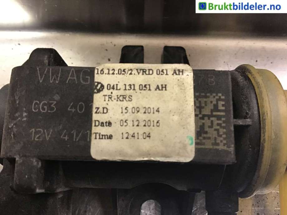 Vakuumventil til VW Caddy 2015-2020 (Type III, Fase 3)  (VOLKSWAGEN|04L 131 051 AH|)