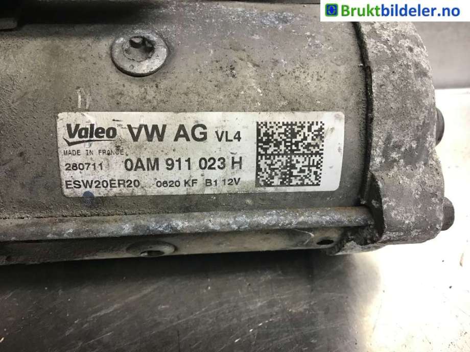 Starter diesel til VW Touran 2010-2015 (Type I, Fase 3)  (VOLKSWAGEN|0AM 911 023 H|ESW20ER20|)