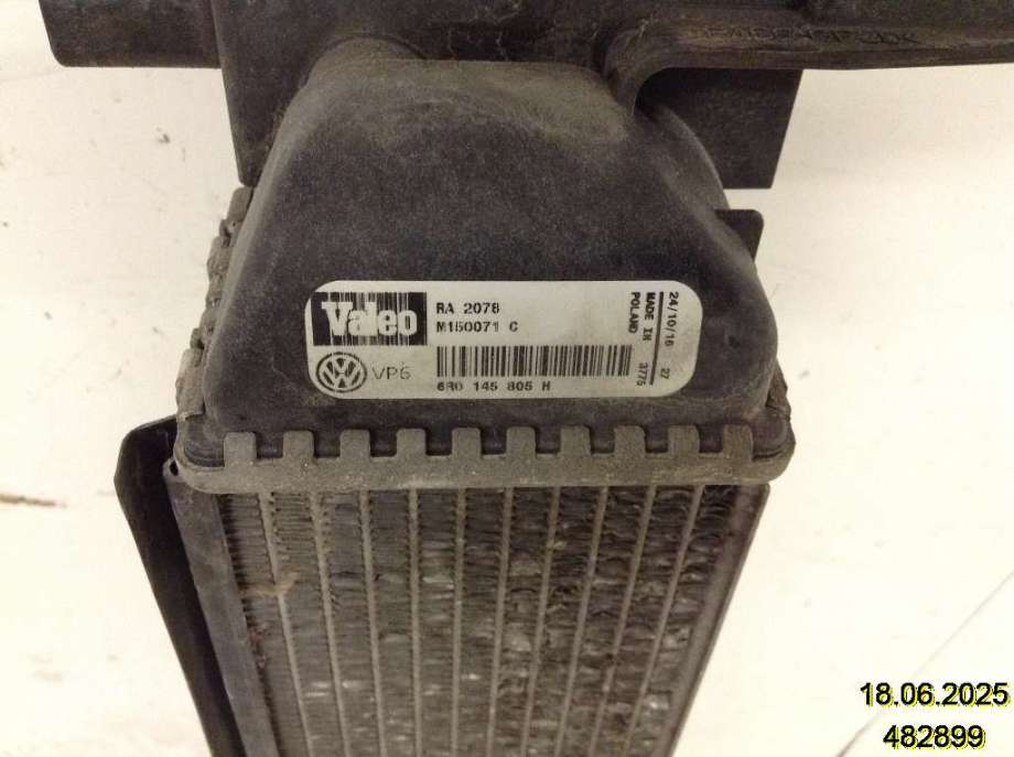 Radiator (manuell gir) til Škoda Rapid 2012-2019 (SKODA|6R0 145 508 H|M160071 C|)