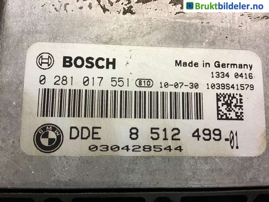 Styreenhet motor til BMW X1, 2009-2015 (E84) (E84) (BMW|8 512 499-01)