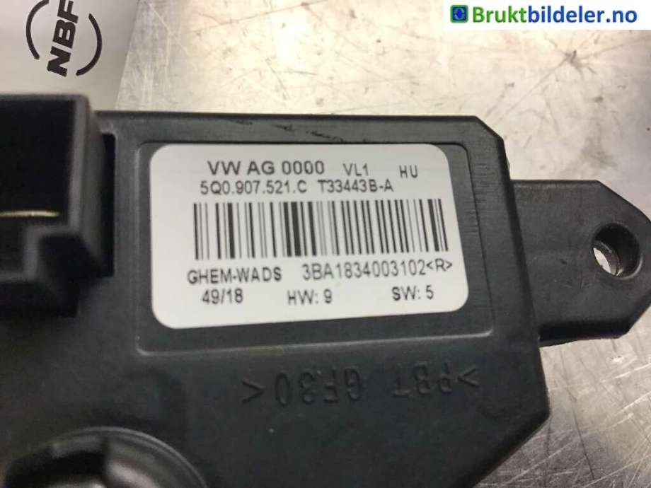 Varmeapparat motstand til VW Tiguan 2016-2020 (Type II, Fase 1)  (VOLKSWAGEN|5Q0 907 521 C|T33443B-A|)