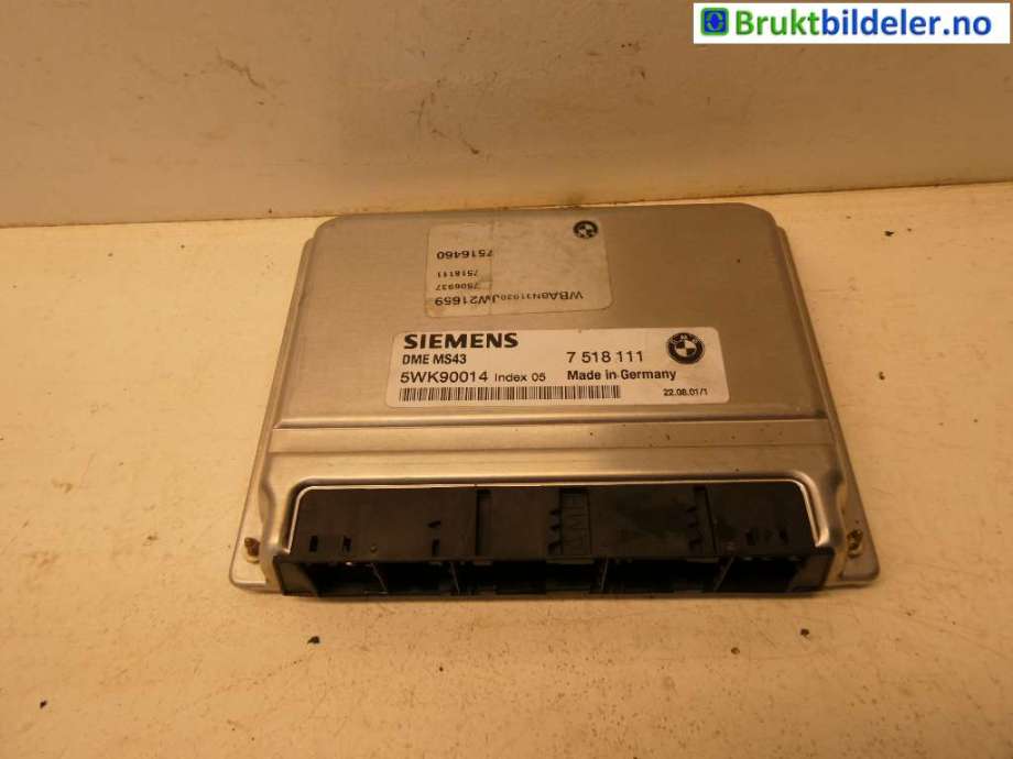Styreenhet motor til BMW 3-Serie, 1998-2005 (E46) (E46) (BMW|7 518 111)