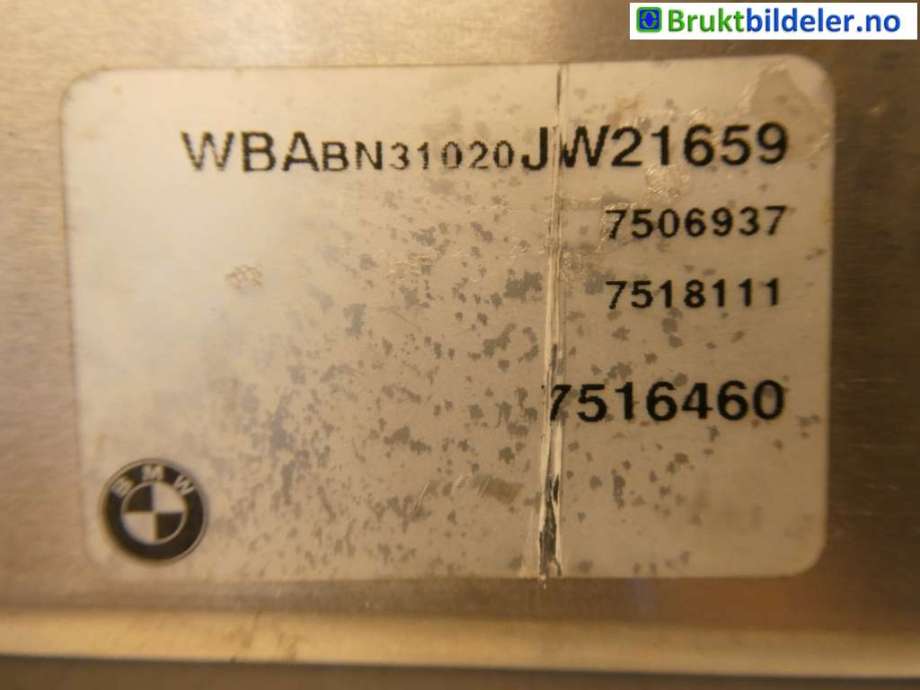 Styreenhet motor til BMW 3-Serie 1998-2005 (E46) (E46) (BMW|7 518 111|5WK90014|7516460)