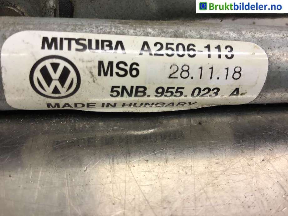 Viskeroverføring til VW Tiguan 2016-2020 (Type II, Fase 1)  (VOLKSWAGEN|5NB 955 023 A|A2506-113|)