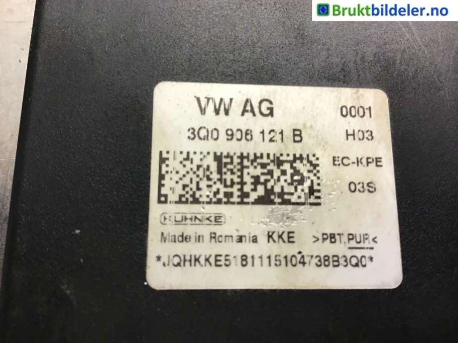Styreenhet drivstoffpumpe til VW Tiguan 2016-2020 (Type II, Fase 1)  (VOLKSWAGEN|3Q0 906 121 B|)