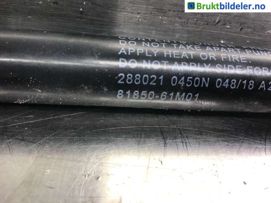 Baklukedemper til Suzuki SX4 S-CROSS, 2013-->> (Type II) (SUZUKI|81850-61M01)
