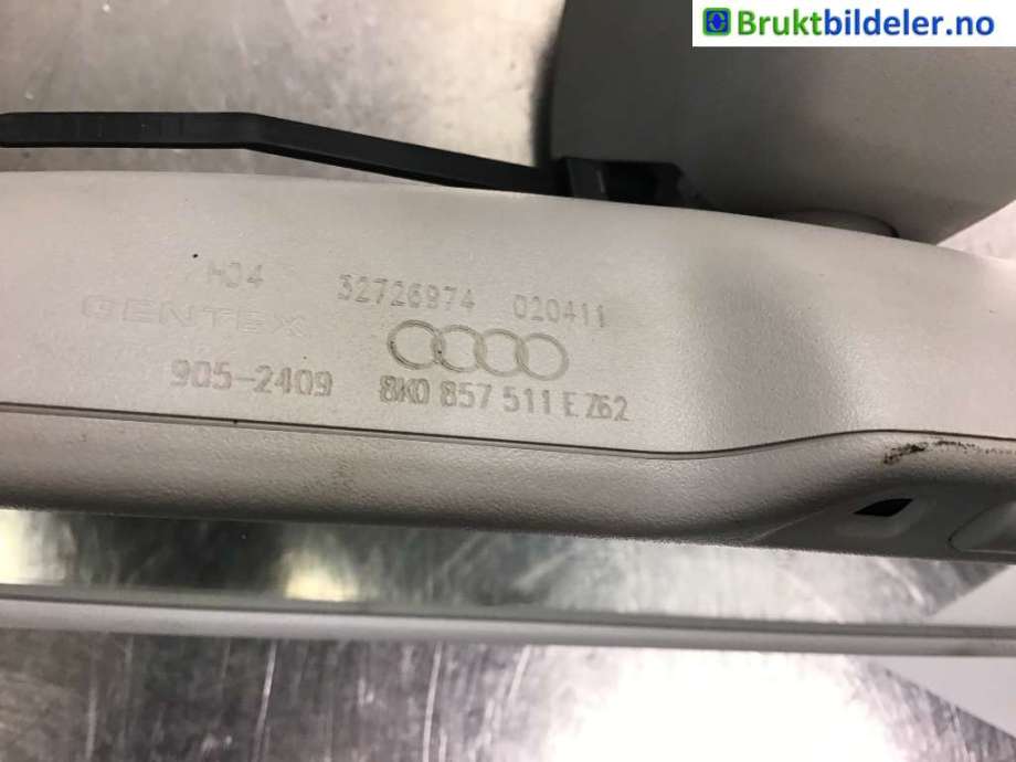 Speil innvendig til Audi A4, Allroad, 2009-2016 (Type I) (B8) (B8) (AUDI|8T0 857 511 E)
