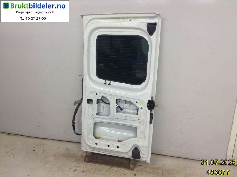 Dør høyre bak varebil til Opel Vivaro B 2014-2019 (OPEL|93455845||95521755)