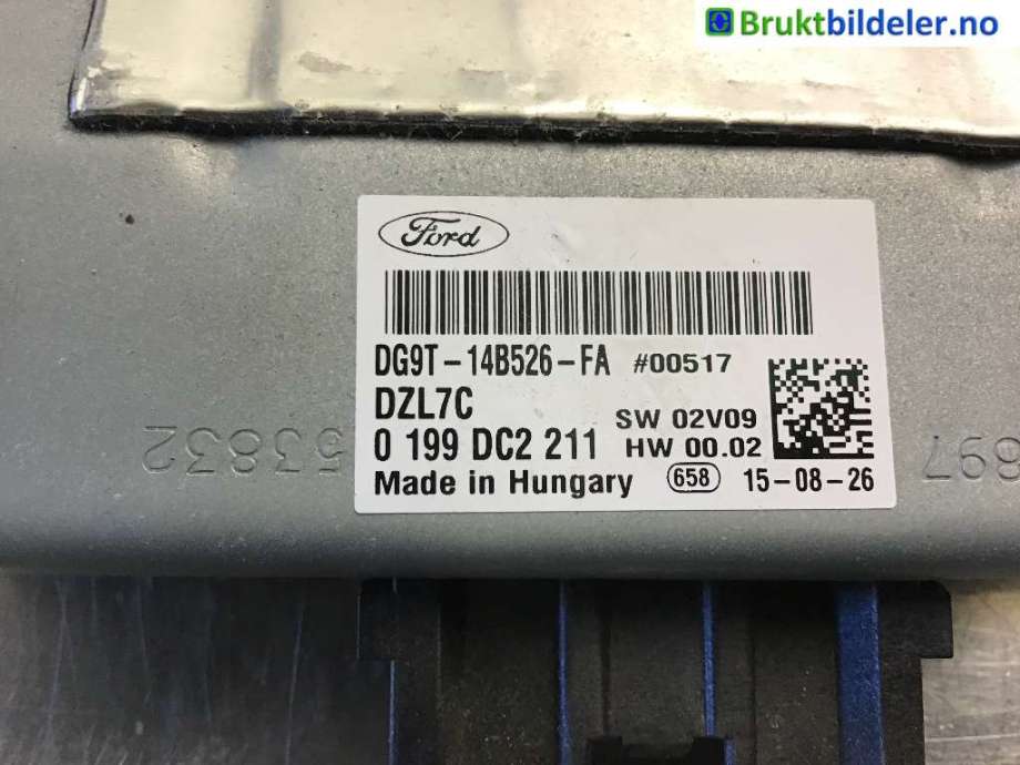 Styreenhet tenning til Ford Mondeo, 2014-2019 (Type V, Fase 1)  (FORD|DG9T-14B526-FA)