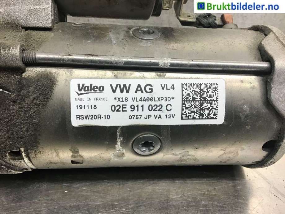 Starter diesel til VW Tiguan, 2016-2020 (Type II, Fase 1)  (VOLKSWAGEN|02E 911 022 C)