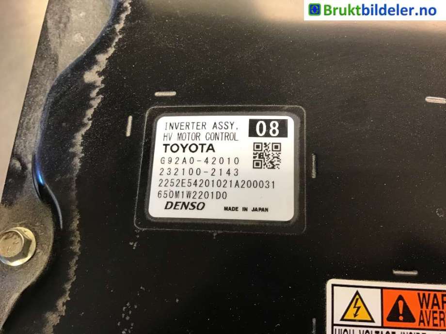 Inverter hybrid til Toyota RAV4 2019-->> (Type V)  (TOYOTA|G92A042110|)
