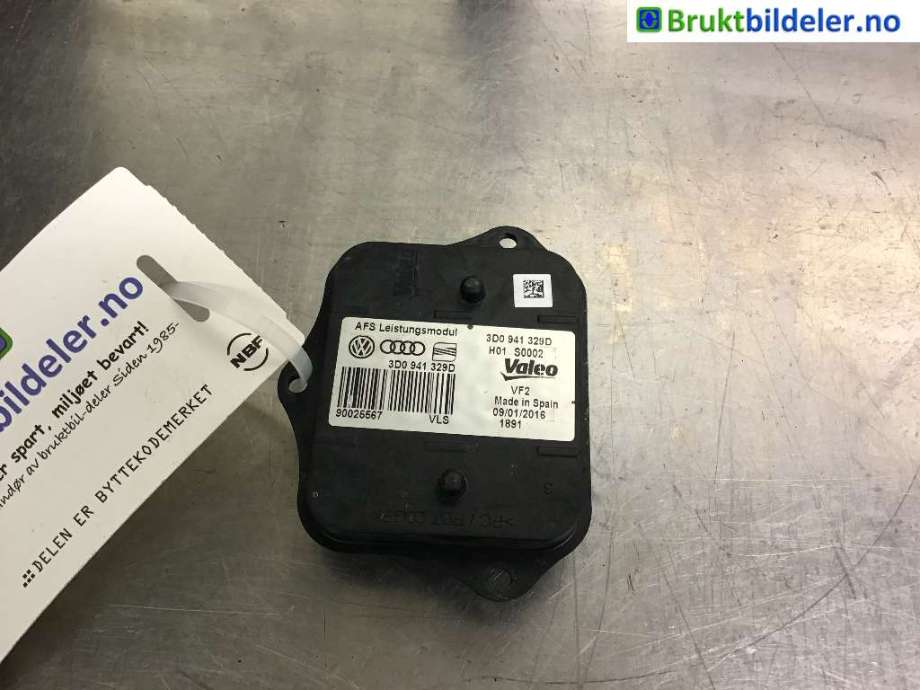 Styreenhet xenon/ballast til VW e-Golf 2014-2017 (Fase 1)  (VOLKSWAGEN|3D0 941 329 D|)