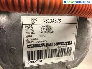 Aircondition kompressor til Mitsubishi Outlander,   (MITSUBISHI|7813A483|AKJ200A202D|7813A378)