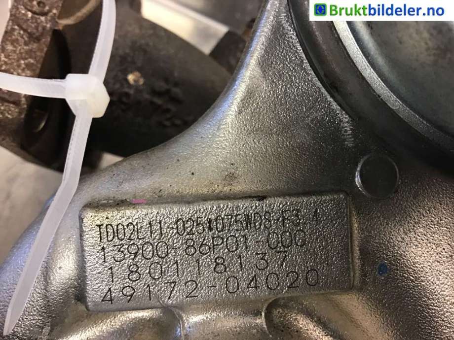 Turbo til Suzuki SX4 S-CROSS, 2013-->> (Type II) (SUZUKI|13900-86P01-000)