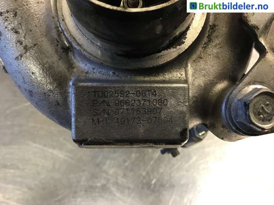 Turbo til Peugeot Partner 2002-2008 (Type I, Fase 2)  (PEUGEOT|9662371080|)