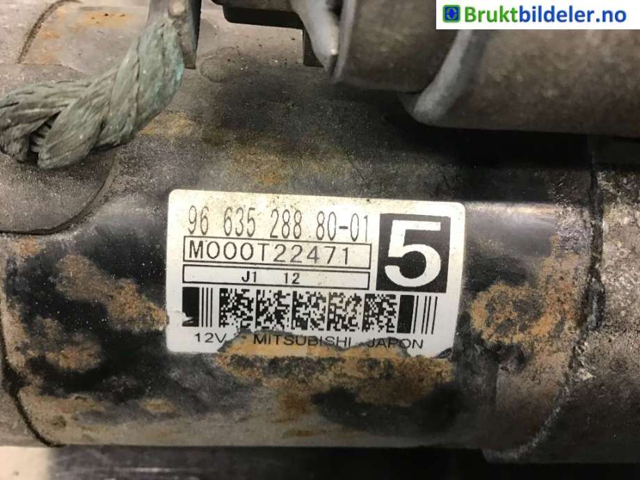 Starter diesel til Citroën C3, 2010-2016 (Type II)  (CITROEN|5802 Z8)